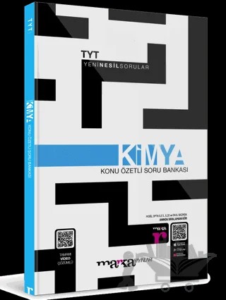 2023 TYT Kimya Konu Özetli Yeni Nesil Soru Bankası Tamamı Video Çözümlü – Kolektif – Marka Yayınları kitap kapağı