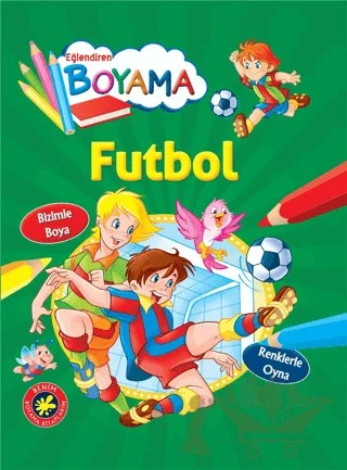 Eğlendiren Boyama - Futbol – Kolektif – Parıltı Yayınları kitap kapağı