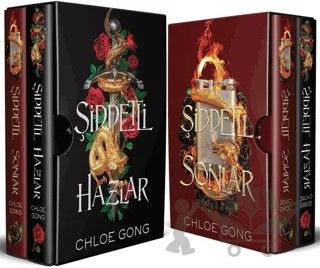 Şiddetli Hazlar Serisi Kutulu Set - 2 Kitap – Chloe Gong – Martı Yayınları kitap kapağı