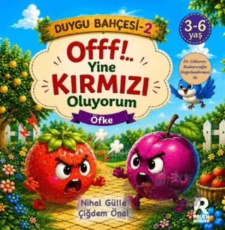 Duygu Bahçesi - 2 Öfke – Nihal Gülle, Çiğdem Önal – Raven Yayınevi kitap kapağı