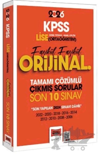 2026 KPSS Lise-Ortaöğretim GK-GY Fasikül Fasikül Orijinal Tamamı Çözümlü Çıkmış Son 10 Sınav – Kollektif – Yargı Yayınevi kitap kapağı