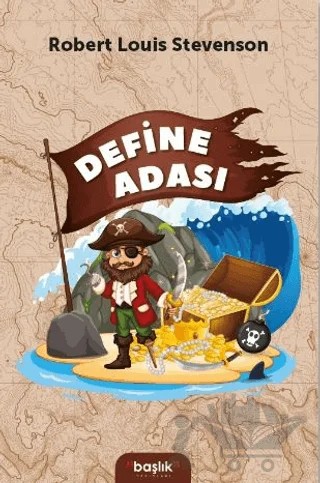 Define Adası – Robert Louıs Stevenson – Başlık Yayınları kitap kapağı