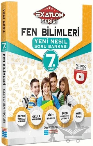 7. Sınıf Exatlon Serisi Fen Bilimleri Yeni Nesil Soru Bankası – Gazi Ceylan – Evrensel İletişim Yayınları kitap kapağı