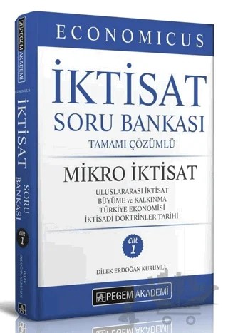 Economicus İktisat Tamamı Çözümlü Soru Bankası Cilt 1 – Dilek Erdoğan Kurumlu – Pegem Akademi Yayıncılık kitap kapağı