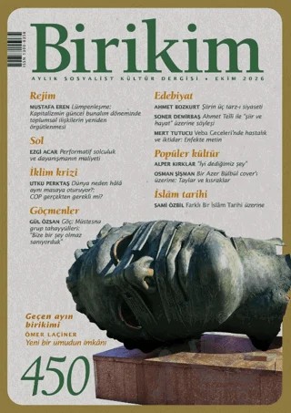 Birikim Aylık Sosyalist Kültür Dergisi Sayı: 450 Ekim 2026 – Birikim Yayınları kitap kapağı