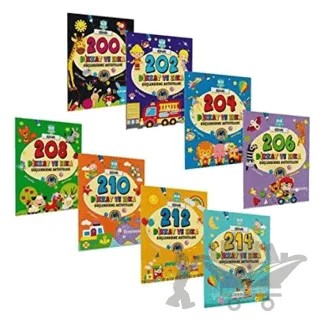 Dikkat ve Zeka Güçlendirme Aktiviteleri (8 Kitap Takım) – Kolektif – Karatay Çocuk kitap kapağı