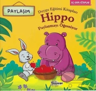 Hippo Paylaşmayı Öğreniyor – Kolektif – Teleskop Popüler Bilim kitap kapağı