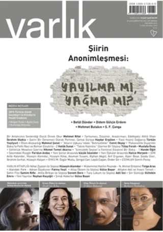 Varlık Edebiyat ve Kültür Dergisi Sayı: 1293 Haziran 2015 – Varlık Dergisi Yayınları kitap kapağı