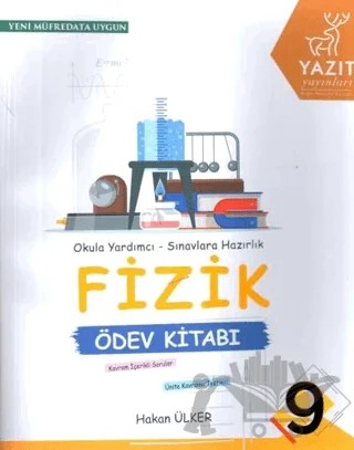Yazıt 9. Sınıf Fizik Ödev Kitabı – Hakan Ülker – Yazıt Yayıncılık kitap kapağı
