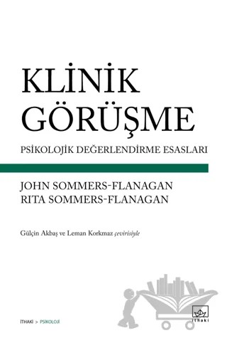 Klinik Görüşme – John Sommers-Flanagan, Rita Sommers-Flanagan – İthaki Yayınları kitap kapağı