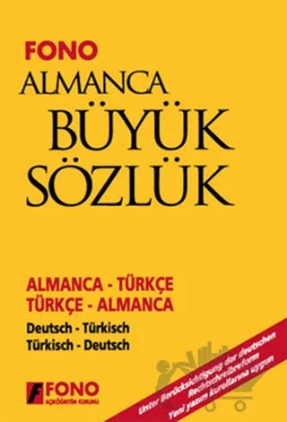 Almanca / Türkçe - Türkçe / Almanca Büyük Sözlük – Kolektif – Fono Yayınları kitap kapağı