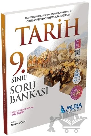 9. Sınıf Tarih Soru Bankası – Nazike Uçan – Muba Yayınları kitap kapağı