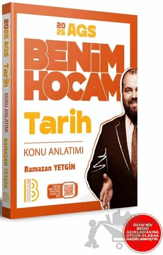 2025 AGS Tarih Konu Anlatımı – Ramazan Yetgin – Benim Hocam Yayınları kitap kapağı