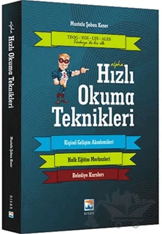 Alpha Hızlı Okuma Teknikleri – Mustafa Şaban Keser – Nisan Kitabevi kitap kapağı