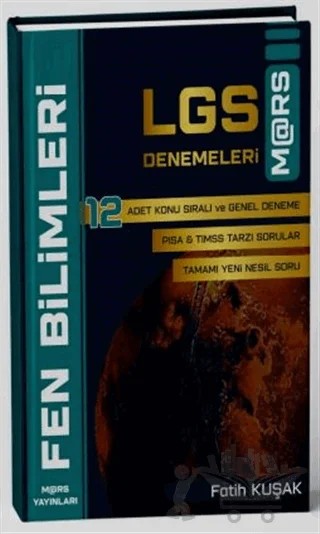 LGS Fen Bilimleri Denemeleri – Fatih Kuşak – Mars Yayınları kitap kapağı