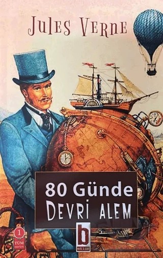 80 Günde Devri Alem – Jules Verne – Billur Yayınları kitap kapağı