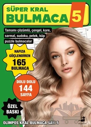Süper Kral Bulmaca- 5 – Celal Kodamanoğlu – Olimpos Yayınları kitap kapağı