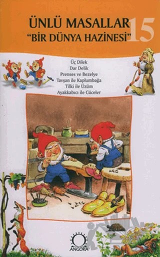 Ünlü Masallar - 15 Bir Dünya Hazinesi – Kolektif – Angora Kitapları kitap kapağı