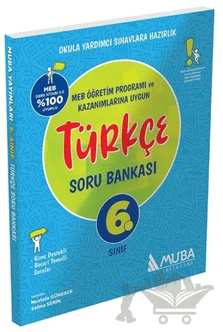 6. Sınıf Türkçe Soru Bankası – Mustafa Güneser, Selma Serin – Muba Yayınları kitap kapağı