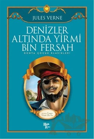 Denizler Altında Yirmi Bin Fersah – Jules Verne – Halk Kitabevi kitap kapağı