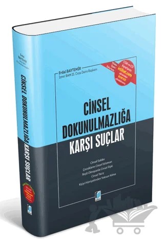 Cinsel Dokunulmazlığa Karşı Suçlar – Erdal Baytemir – Adalet Yayınevi kitap kapağı