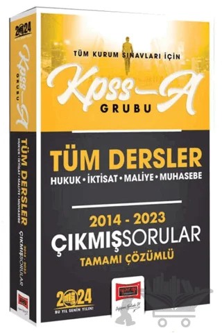2024 KPSS A Grubu Tüm Dersler Hukuk-İktisat-Maliye-Muhasebe Tamamı Çözümlü Çıkmış Sorular – Kolektif – Yargı Yayınevi kitap kapağı