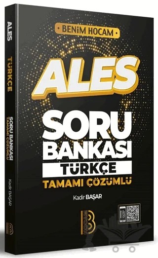 ALES Türkçe Tamamı Çözümlü Soru Bankası – Kadir Başar – Benim Hocam Yayınları kitap kapağı