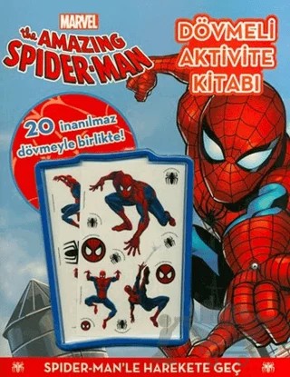 Marvel The Amazing Spider-Man: Dövmeli Aktivite Kitabı – Kolektif – Beta Kids kitap kapağı
