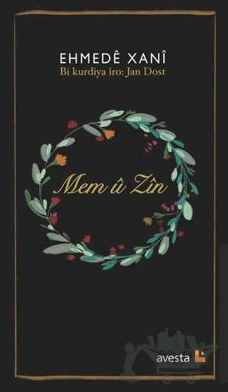 Mem ü Zin – Ehmede Xani (Ahmed-i Hani) – Avesta Yayınları kitap kapağı