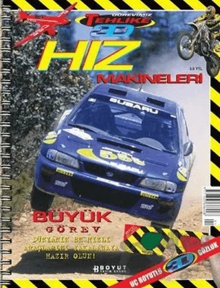 3D Çocuk Dergisi - Hız Makineleri – Boyut Yayın Grubu kitap kapağı