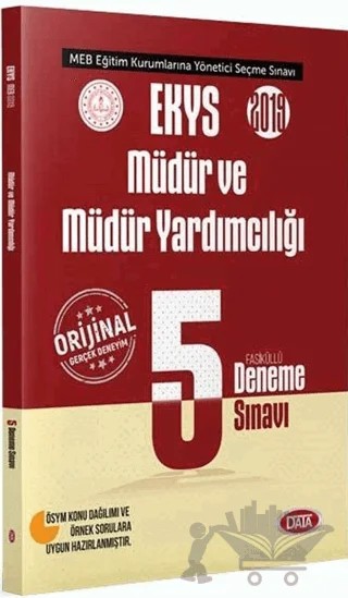 2019 EKYS Müdür ve Müdür Yardımcılığı Fasikül 5 Deneme Sınavı – Kolektif – Data Yayınları kitap kapağı