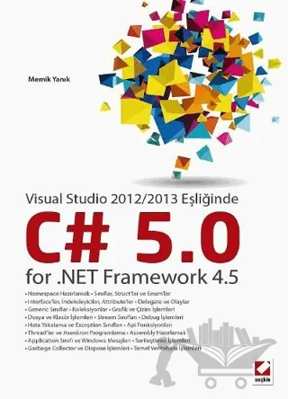 C# 5.0 for .Net Framework 4.5 – Memik Yanık – Seçkin Yayıncılık kitap kapağı