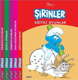 Şirinler Oyun Kitapları Seti (5 Kitap Takım) – Kolektif – Pogo Çocuk kitap kapağı