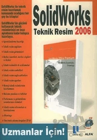 SolidWorks 2006 Teknik Resim – Kolektif – Alfa Yayınları kitap kapağı