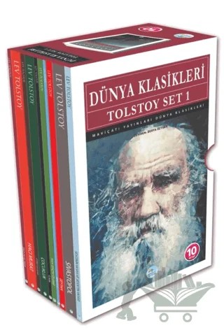 Tolstoy Set - 1 (10 Kitap) – Lev Nikolayeviç Tolstoy – Maviçatı Yayınları kitap kapağı