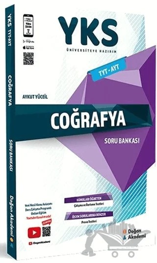 YKS TYT AYT Coğrafya Soru Bankası – Aykut Yüceil – Doğan Akademi kitap kapağı