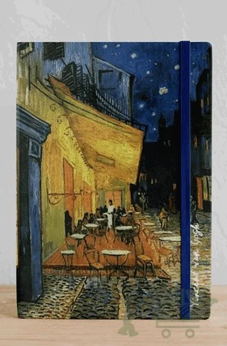 Van Gogh - Cafe Terastası – Kolektif – Defterci kitap kapağı