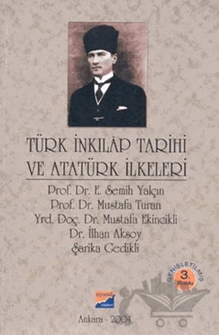 Türk İnkılap Tarihi ve Atatürk İlkeleri – Derleme – Siyasal Kitabevi - Akademik Kitaplar kitap kapağı