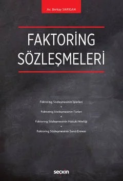 Faktoring Sözleşmeleri – Berkay Sarıgan – Seçkin Yayıncılık kitap kapağı