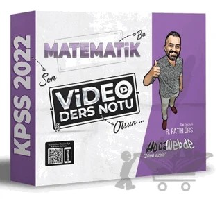 2022 KPSS Matematik Video Ders Notu – Fatih Örs – HocaWebde Yayınları kitap kapağı