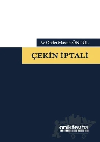 Çekin İptali – Önder Mustafa Öndül – On İki Levha Yayınları kitap kapağı