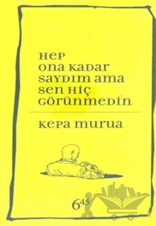 Hep Ona Kadar Saydım Ama Sen Hiç Görünmedin – Kepa Murua – Altıkırkbeş Yayınları kitap kapağı