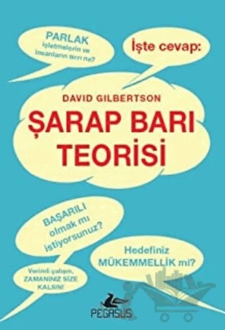 Şarap Barı Teorisi – David Gilbertson – Pegasus Yayınları kitap kapağı