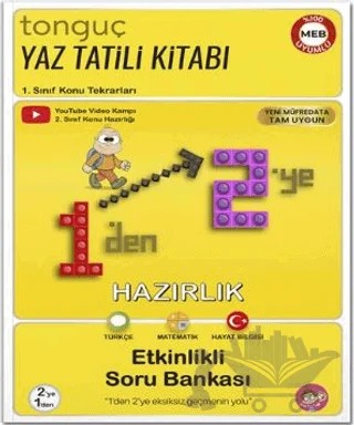 1'den 2'ye Hazırlık Kitabı – Kollektif – Tonguç Akademi kitap kapağı