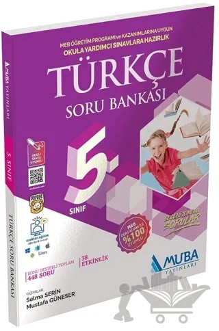 5. Sınıf Türkçe Soru Bankası – Selma Serin, Mustafa Güneser – Muba Yayınları kitap kapağı