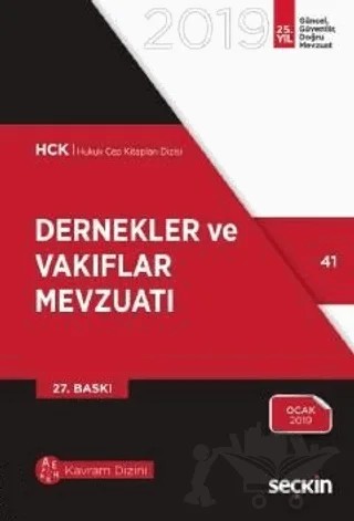 Dernekler ve Vakıflar Mevzuatı – Remzi Özmen – Seçkin Yayıncılık kitap kapağı