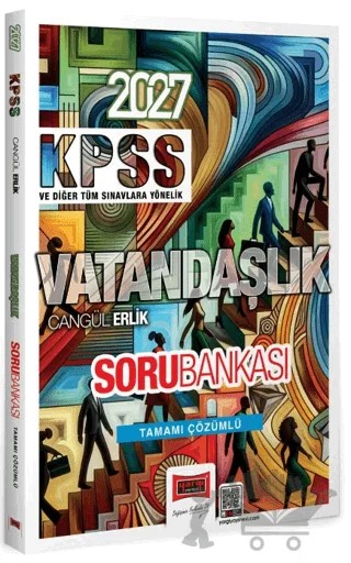 2027 KPSS Tüm Sınavlara Yönelik Vatandaşlık Tamamı Çözümlü Soru Bankası – Cangül Erlik – Yargı Yayınevi kitap kapağı