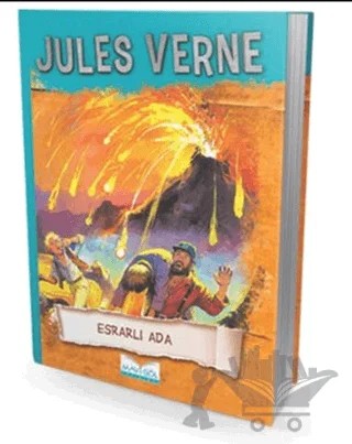 Esrarlı Ada – Jules Verne – Mavi Göl Yayınları kitap kapağı