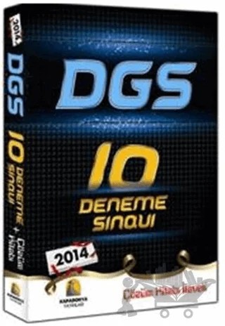 Kapadokya 2014 DGS 10 Deneme Sınavı (10 Fasikül Set) – Gürol Cengiz, Sibel Cengiz – Kapadokya Yayınları kitap kapağı