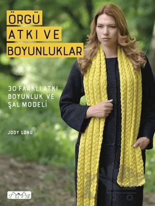 Örgü Atkı ve Boyunluklar – Jody Long – Tuva Yayıncılık kitap kapağı